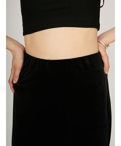 emmi（エミ）の「ベロアパンツ（その他パンツ・レディース・ブラック/ブラウン・0/1）」の20枚目の写真