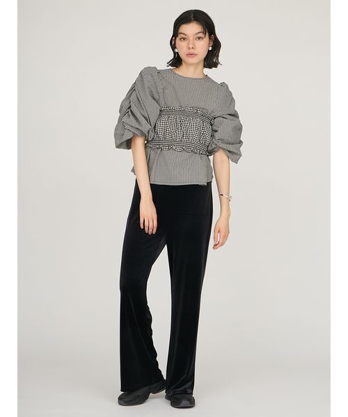 emmi（エミ）の「ベロアパンツ（その他パンツ・レディース・ブラック/ブラウン・0/1）」の18枚目の写真