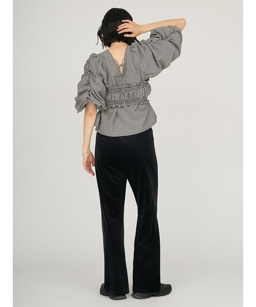 emmi（エミ）の「ベロアパンツ（その他パンツ・レディース・ブラック/ブラウン・0/1）」の17枚目の写真