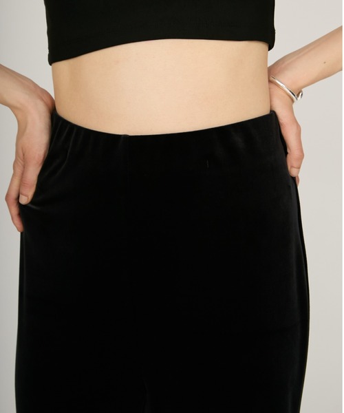 emmi（エミ）の「ベロアパンツ（その他パンツ・レディース・ブラック/ブラウン・0/1）」の5枚目の写真