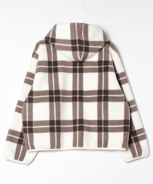 Champion(チャンピオン)の「【Champion/チャンピオン】レディース チェックジップフーデッドジャケット(その他アウター・レディース・ネイビー/アイボリー/ブラウン・LARGE/MEDIUM)」の21枚目の写真