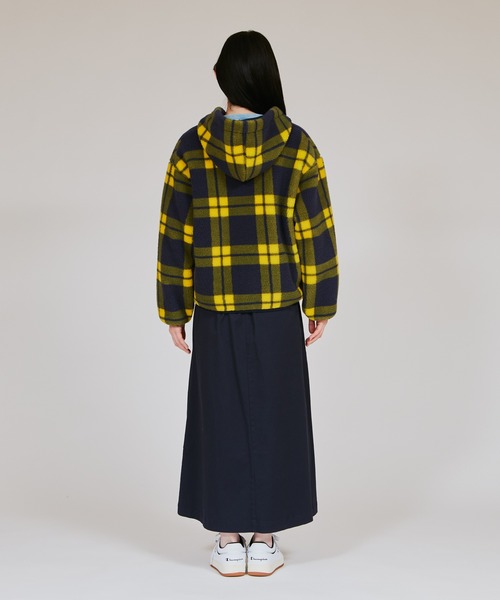 Champion(チャンピオン)の「【Champion/チャンピオン】レディース チェックジップフーデッドジャケット(その他アウター・レディース・ネイビー/アイボリー/ブラウン・LARGE/MEDIUM)」の10枚目の写真