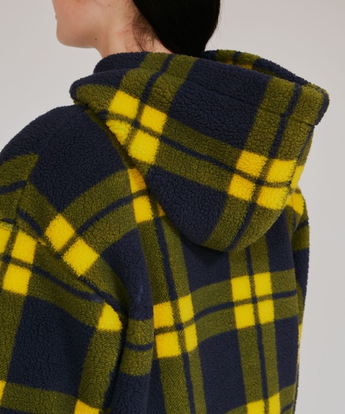 Champion(チャンピオン)の「【Champion/チャンピオン】レディース チェックジップフーデッドジャケット(その他アウター・レディース・ネイビー/アイボリー/ブラウン・LARGE/MEDIUM)」の7枚目の写真