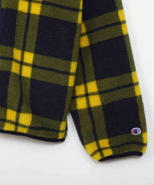 Champion(チャンピオン)の「【Champion/チャンピオン】レディース チェックジップフーデッドジャケット(その他アウター・レディース・ネイビー/アイボリー/ブラウン・LARGE/MEDIUM)」の12枚目の写真