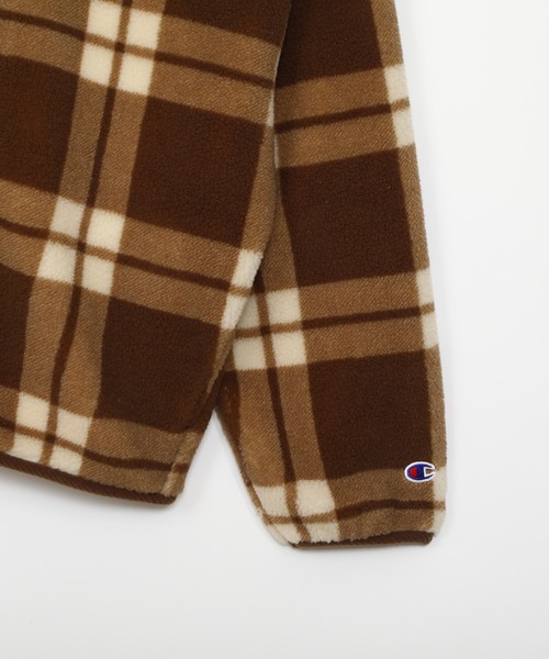 Champion(チャンピオン)の「【Champion/チャンピオン】レディース チェックジップフーデッドジャケット(その他アウター・レディース・ネイビー/アイボリー/ブラウン・LARGE/MEDIUM)」の18枚目の写真