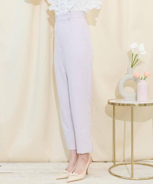 WILLSELECTION(ウィルセレクション)の「パールデザインテーパードパンツ(その他パンツ・レディース・ピンク/ブラック/オフホワイト・SMALL/MEDIUM)」の9枚目の写真