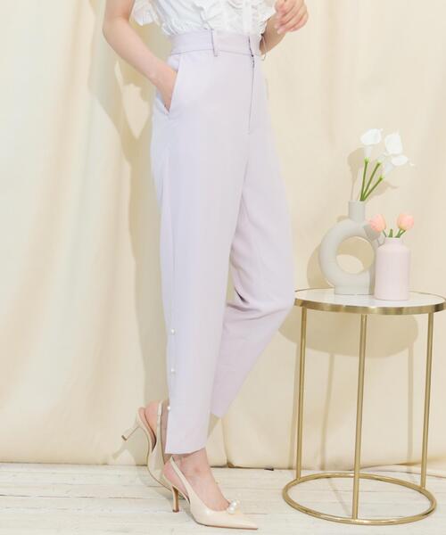 WILLSELECTION(ウィルセレクション)の「パールデザインテーパードパンツ(その他パンツ・レディース・ピンク/ブラック/オフホワイト・SMALL/MEDIUM)」の10枚目の写真