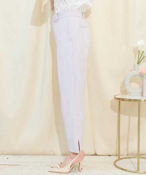 WILLSELECTION(ウィルセレクション)の「パールデザインテーパードパンツ(その他パンツ・レディース・ピンク/ブラック/オフホワイト・SMALL/MEDIUM)」の11枚目の写真