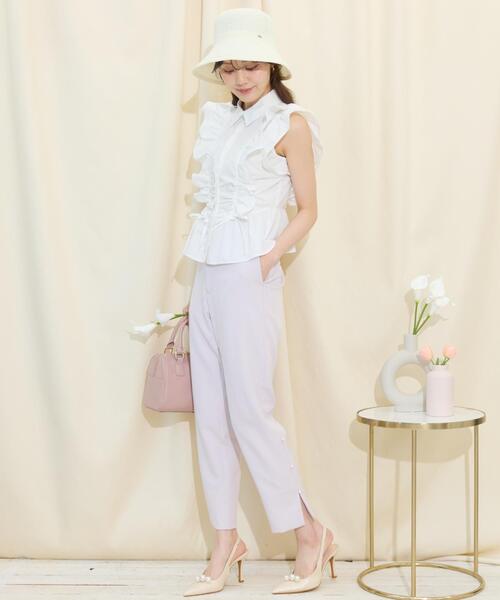WILLSELECTION(ウィルセレクション)の「パールデザインテーパードパンツ(その他パンツ・レディース・ピンク/ブラック/オフホワイト・SMALL/MEDIUM)」の17枚目の写真