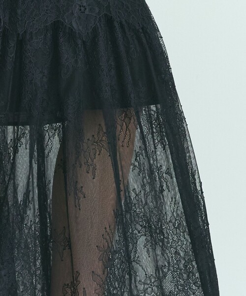 セール】レース切替ティアードスカート（スカート）｜GRACE CLASS