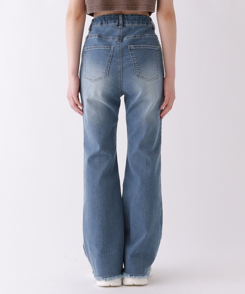 repipi armario(レピピ アルマリオ)の「StyleUpデニムフレアパンツ(デニムパンツ・キッズ・ブルー系その他/ブルー系その他2/ブラック系その他・SMALL/LARGE/MEDIUM)」の6枚目の写真