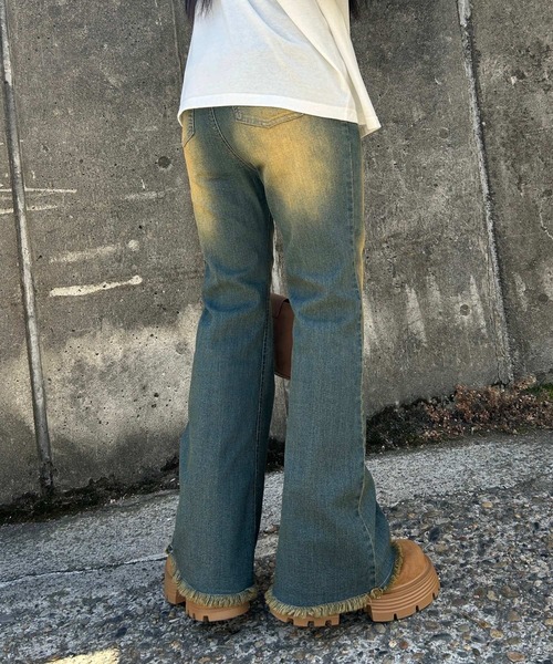 repipi armario(レピピ アルマリオ)の「StyleUpデニムフレアパンツ(デニムパンツ・キッズ・ブルー系その他/ブルー系その他2/ブラック系その他・SMALL/LARGE/MEDIUM)」の20枚目の写真