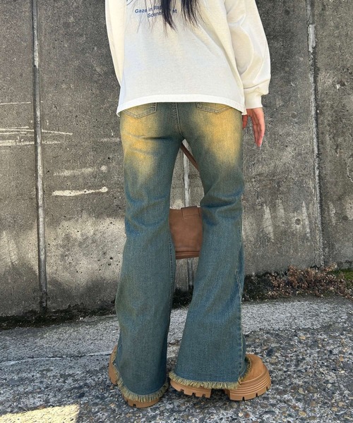 repipi armario(レピピ アルマリオ)の「StyleUpデニムフレアパンツ(デニムパンツ・キッズ・ブルー系その他/ブルー系その他2/ブラック系その他・SMALL/LARGE/MEDIUM)」の21枚目の写真