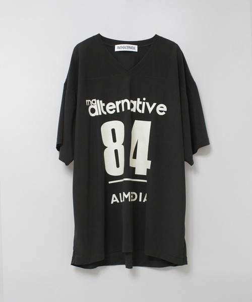 RNA(アールエヌエー)の「M2511 ナンバリングBIG T(Tシャツ/カットソー・レディース・ホワイト/ブラック/ブルー・MEDIUM)」の12枚目の写真
