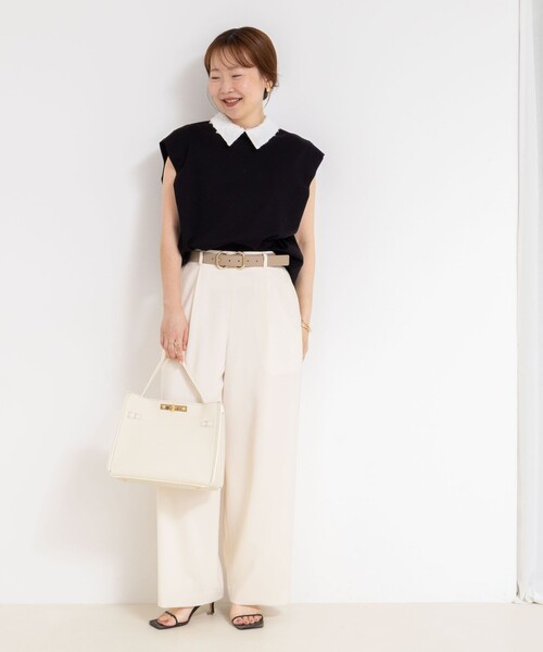 NOLLEY'S（ノーリーズ）の「衿付きプルオーバーカットソー（T