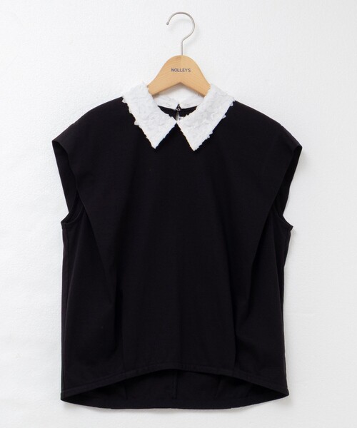 NOLLEY'S（ノーリーズ）の「衿付きプルオーバーカットソー（T