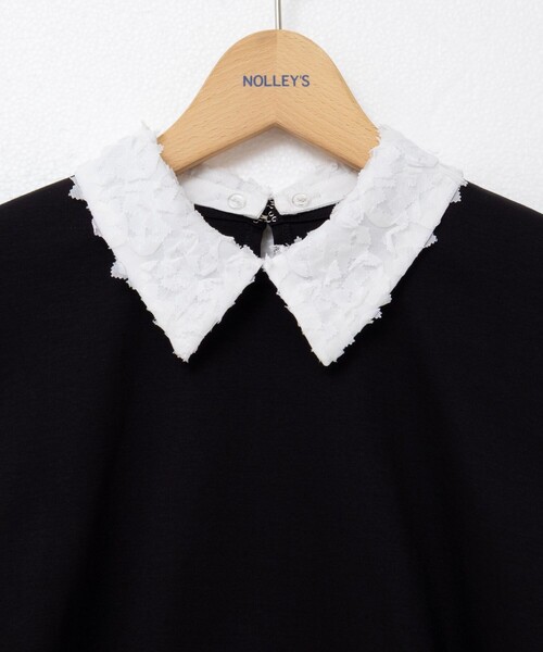 NOLLEY’S(ノーリーズ)の「衿付きプルオーバーカットソー(Tシャツ/カットソー・レディース・ホワイト/ブラック・38)」の19枚目の写真