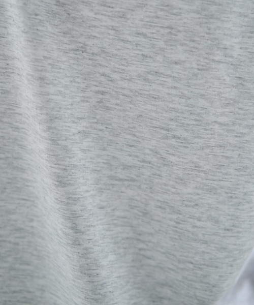 STYLE DELI(スタイルデリ)の「横幅広め開きネックのスムースノースリカットソー(Tシャツ/カットソー・レディース・ブラック/杢グレー/ホワイト・FREE)」の10枚目の写真
