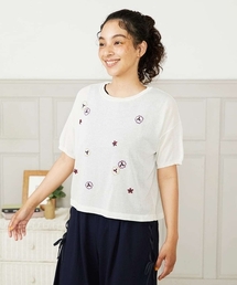 Jocomomola（ホコモモラ）の「Brisa フラワー刺繍シアーニット（ニット/セーター）」