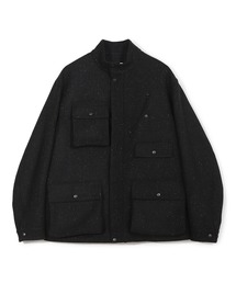 MEN'S BIGI(YrM)́y50th Anniv . ervzHARRIS TWEED COLOR NEP BLOUSON(u])