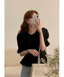 SALTMINT | シュガーフリル・パフブラウス(シャツ/ブラウス)