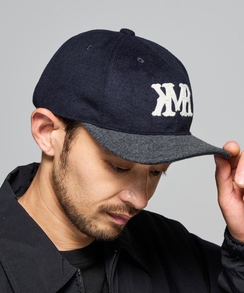 KRIFF MAYER（クリフメイヤー）の「フェルトトラッカーキャップ（キャップ・メンズ・グレー/オリーブ/ブラック/レッド/キャメル/ネイビー・FREE）」の4枚目の写真