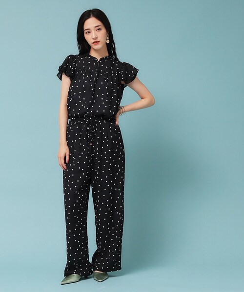 スーナウーナ（SunaUna）/【ドット柄／S〜L】ワイドパンツ セール】【ドット柄／S～L】ワイドパンツ（その他パンツ）｜Sunauna