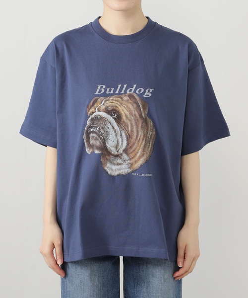 tシャツ LEE/リー ブルドッグ プリントTEE LT3195 レディース LEE/リー ブルドッグ プリントTEE LT3195（Tシャツ/カットソー