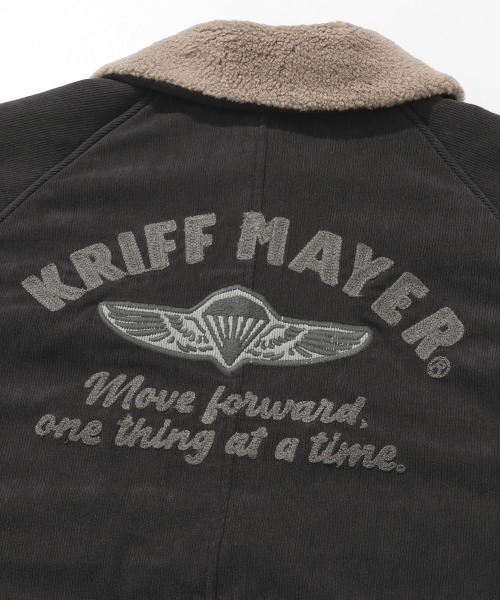 KRIFF MAYER（クリフメイヤー）の「裏ボアコーデュロイボンバーJK（その他アウター・メンズ・ブラウン/キャメル/グレー/ブラック・X-LARGE/LARGE/MEDIUM）」の17枚目の写真