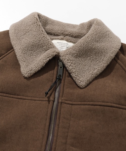 KRIFF MAYER（クリフメイヤー）の「裏ボアコーデュロイボンバーJK（その他アウター・メンズ・ブラウン/キャメル/グレー/ブラック・X-LARGE/LARGE/MEDIUM）」の14枚目の写真