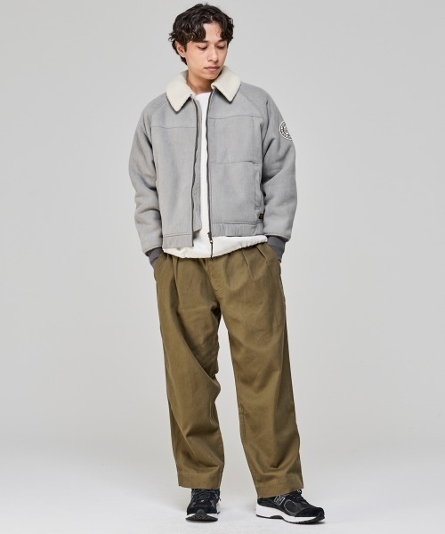 KRIFF MAYER（クリフメイヤー）の「裏ボアコーデュロイボンバーJK（その他アウター・メンズ・ブラウン/キャメル/グレー/ブラック・X-LARGE/LARGE/MEDIUM）」の7枚目の写真