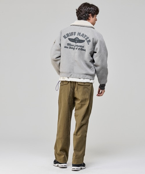 KRIFF MAYER（クリフメイヤー）の「裏ボアコーデュロイボンバーJK（その他アウター・メンズ・ブラウン/キャメル/グレー/ブラック・X-LARGE/LARGE/MEDIUM）」の5枚目の写真
