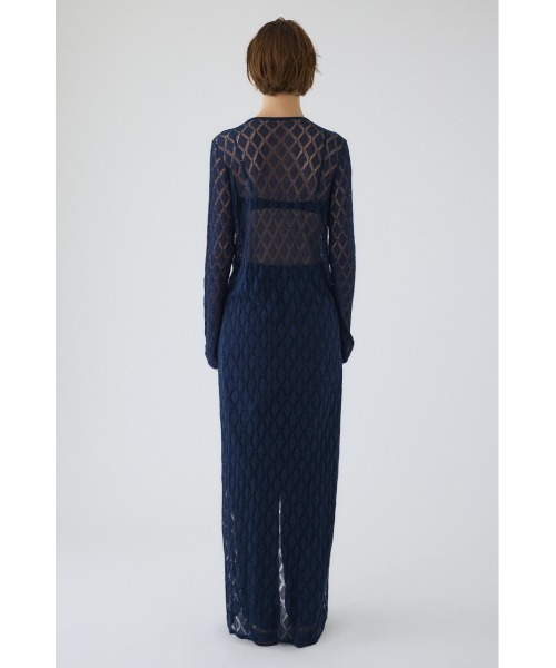 RIM.ARK（リムアーク）の「Lace knit gown レースニットガウン（カーディガン/ボレロ・レディース・ネイビー/ブラウン/ブラック・FREE）」の22枚目の写真