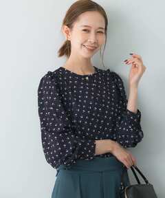 極美品✨定価１.２万❤️　アーバンリサーチ　フラワープリントフリルブラウス フラワープリントフリルスリーブブラウス｜PETAL ONLINE（ペタル
