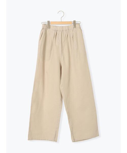 SM2（エスエムツー）の「[接触冷感]裾スリットテーパードパンツ（その他パンツ・レディース・イエロー/ブラウン/ベージュ/ブラック・M/L）」の12枚目の写真