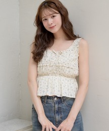 Ambre Neige(Aul[W)shirring assort tops / V[OA\[ggbvX(TVc/Jbg\[)