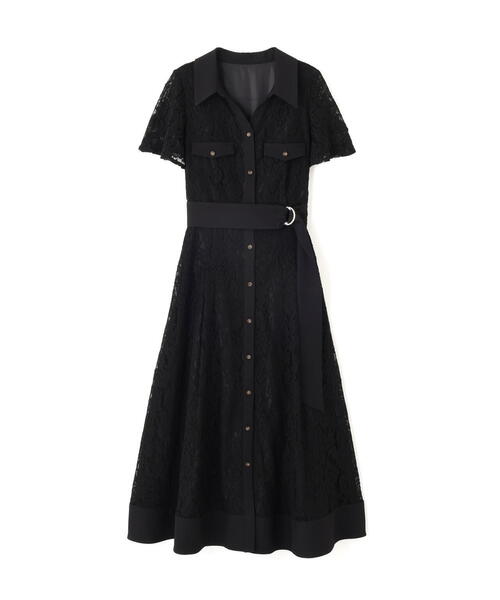 PROPORTION BODY DRESSING（プロポーションボディドレッシング）の「レースシャツワンピース / 1215240800（ワンピース・レディース・ブラック/ホワイト/ベージュ・MEDIUM/P/S）」の4枚目の写真