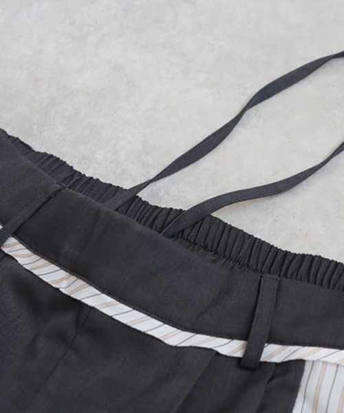 antiqua(アンティカ)の「ワイドカーブデザインパンツ(その他パンツ・レディース・ブラック/グレー・LARGE/MEDIUM)」の16枚目の写真