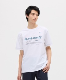 【ルコックスポルティフ】吸汗速乾/ストレッチ/UVカット/遮熱半袖Tシャツ