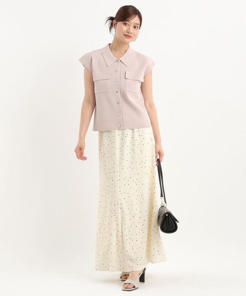 Andemiu（アンデミュウ）の「アソートフレアスカート577880（スカート・レディース・ブラック/ホワイト/グレー/ネイビー・MEDIUM/SMALL）」の7枚目の写真