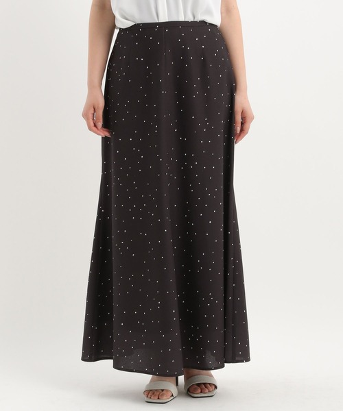 Andemiu（アンデミュウ）の「アソートフレアスカート577880（スカート・レディース・ブラック/ホワイト/グレー/ネイビー・MEDIUM/SMALL）」の12枚目の写真