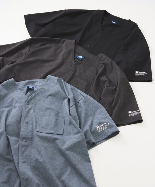 吸水速乾 RUSSELL ATHLETIC 別注 Dri-Power(R) ベースボール