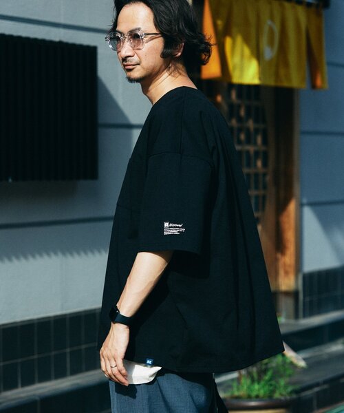 Russell Athletic（ラッセルアスレティック）の「吸水速乾 RUSSELL ATHLETIC 別注 Dri-Power(R) ベースボールシャツ（シャツ/ブラウス・メンズ・チャコールグレー/ブラック/ライトブルー・MEDIUM/LARGE）」の7枚目の写真