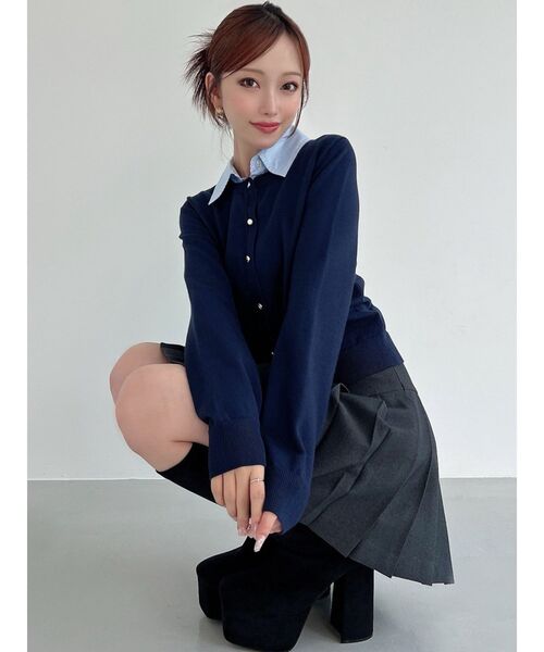 RESEXXY(リゼクシー)の「【ZOZO限定】プリーツミニスカート(スカート・レディース・ブラック/チャコールグレー/ブラウン・SMALL/MEDIUM)」の4枚目の写真