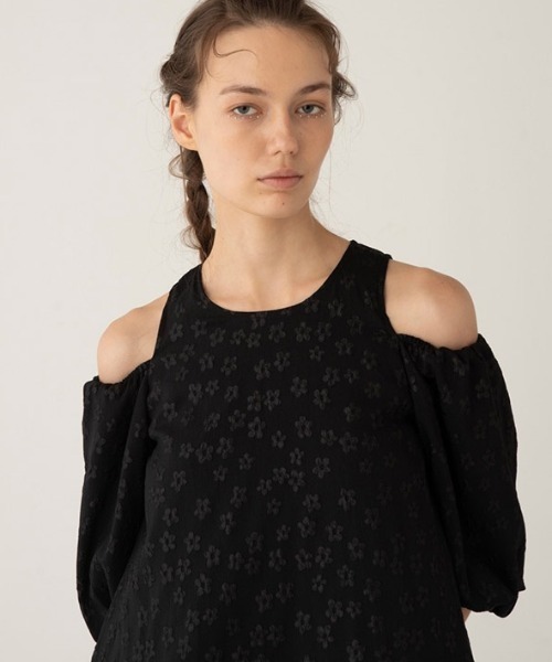 HONEY MI HONEY（ハニーミーハニー）の「flower off shoulder one-piece（ワンピース・レディース・ホワイト・FREE）」の9枚目の写真
