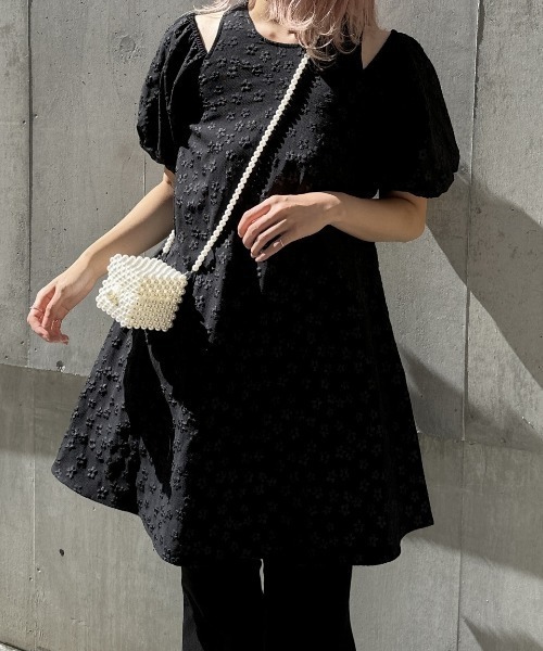 HONEY MI HONEY（ハニーミーハニー）の「flower off shoulder one-piece（ワンピース・レディース・ホワイト・FREE）」の11枚目の写真