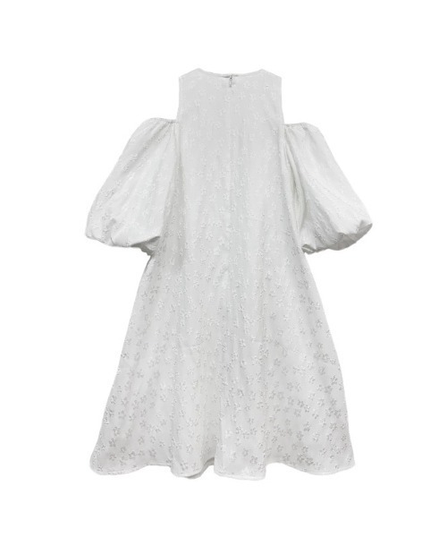 HONEY MI HONEY（ハニーミーハニー）の「flower off shoulder one-piece（ワンピース・レディース・ホワイト・FREE）」の3枚目の写真