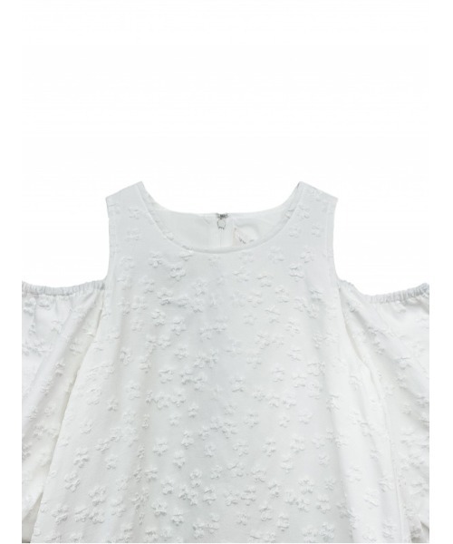 HONEY MI HONEY（ハニーミーハニー）の「flower off shoulder one-piece（ワンピース・レディース・ホワイト・FREE）」の12枚目の写真