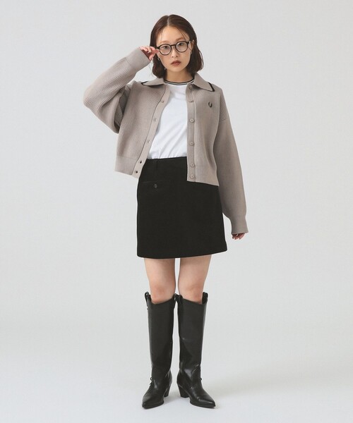 別注】FRED PERRY / Tipped Collar Cardigan（カーディガン/ボレロ