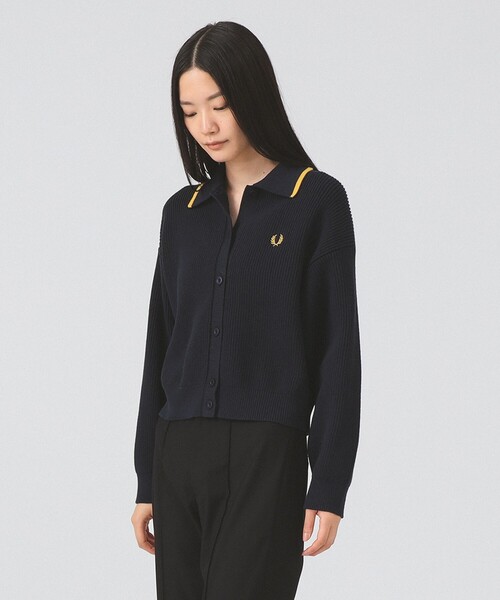 FRED PERRY / 別注 Tipped Collar Cardigan 別注】FRED PERRY / Tipped Collar Cardigan（カーディガン